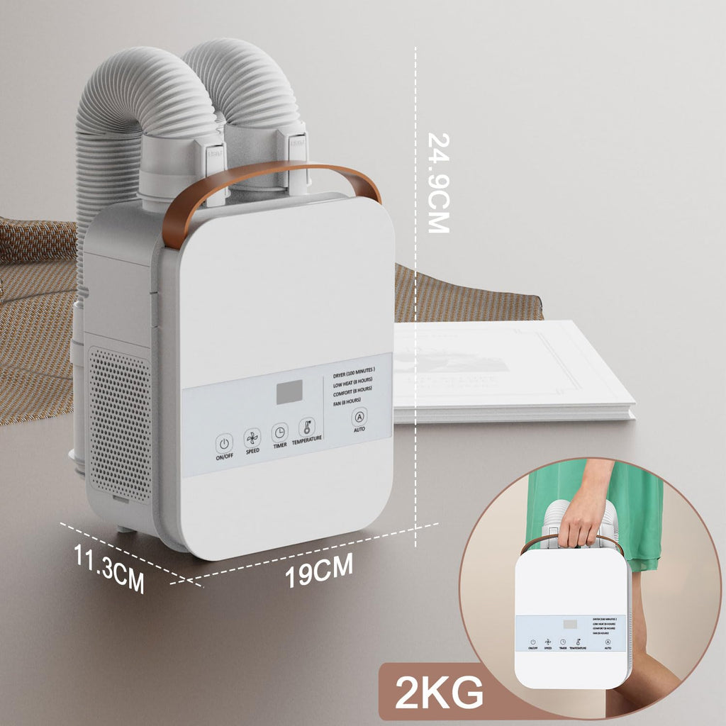 Portable Blanket Warmer, Comfortable Warm Air for Beds, Sweat Drying, Coping with Climate Changes, All Seasons, with