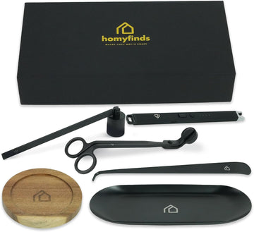 Candle Care Set 5-in-1, Luxury Gift Box for Candle Lovers