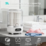Portable Washing Machine, Underwear Washer, Small Washing Machines, Mini Washing Rechargeable Cordless Washing-Machine