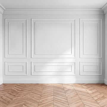 6 Pcs Pre Cut Wall Molding Set, Excludes Adhesives(Classic)