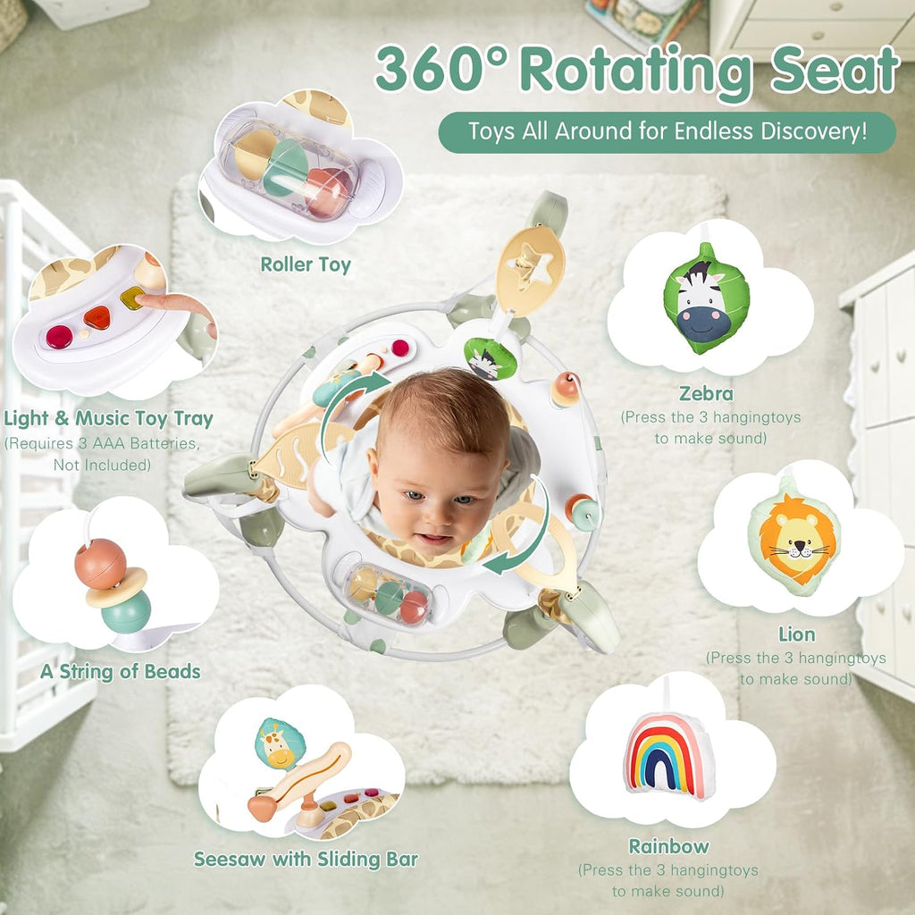 Bouncer Jumper Activity Center, in-1 Baby Play Station for 6+ Months