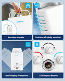 Tankless Water Heater Propane, 6L 1.58 GPM Portable Tankless Water Heater with Handle