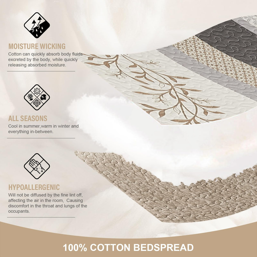 Oversized King Bedspreads 128x120, Reversible XL Bed Spread