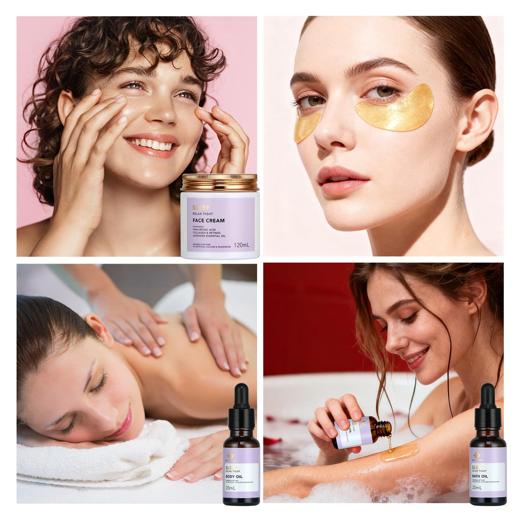 Gifts for Women, 30Pcs Lavender Skin Care Gift Set for Women, Bath & Body Gifts Basket Set, Home Spa Self Care Gift