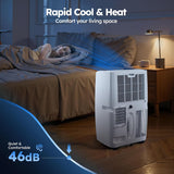 14,000 BTU Smart Air Conditioner with Heat, Auto