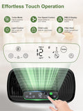 Air Purifiers for Home Large Room Bedroom Up to 1123 Ft² in 1 Hr, Washable Filters, AQI Display, Tur