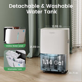 80 Pints Energy Star Dehumidifier for Spaces up to 5,000 Sq. Ft at Home
