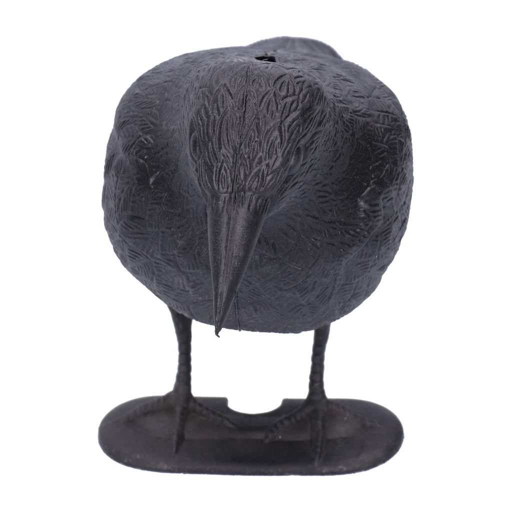 Realistic Crow Decoys, Life Sized Simulation Crow Statue Hunting Bait Decoys Black Crow Figuring, Flying Bird Props