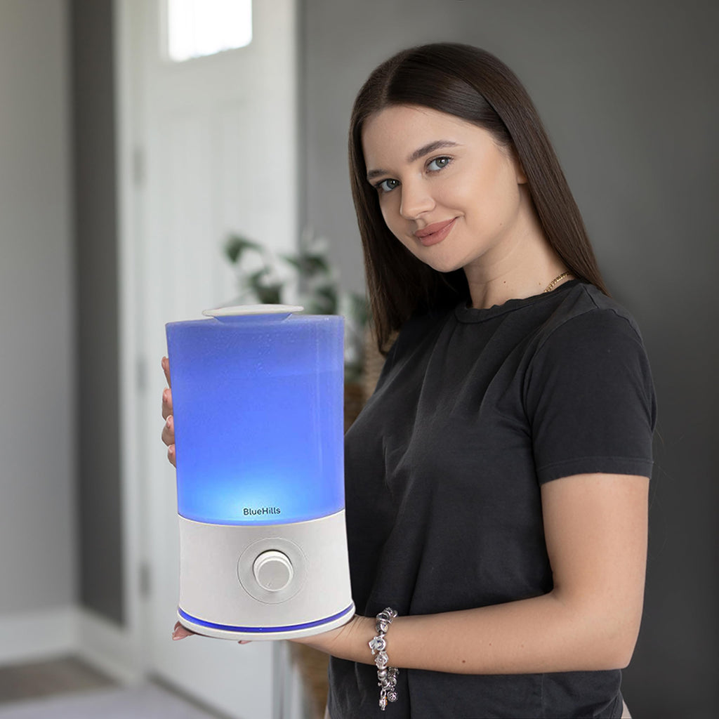 Premium 2000 ML XL Essential Oil Diffuser Humidifier Large White