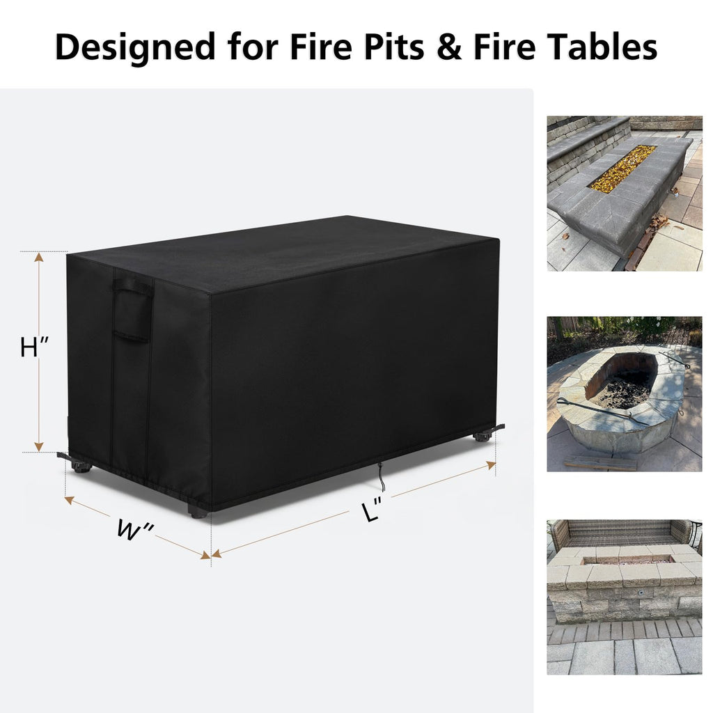 Fire Pit Cover Custom Cover for Propane Firepit, Firepit Table