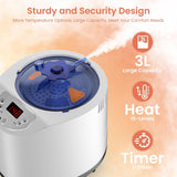 Sauna Steamer Machine, 3L Portable Sauna Steamer, 1200W Indoor Sauna Steamer Pot with Remote Control