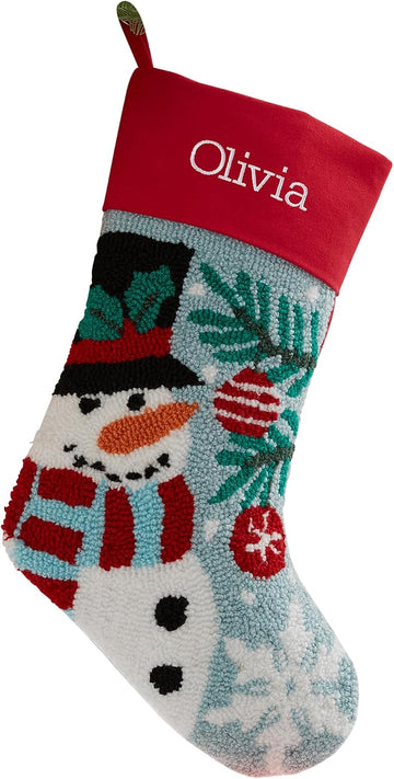 Classic Character Embroidered Hooked Christmas Stockings