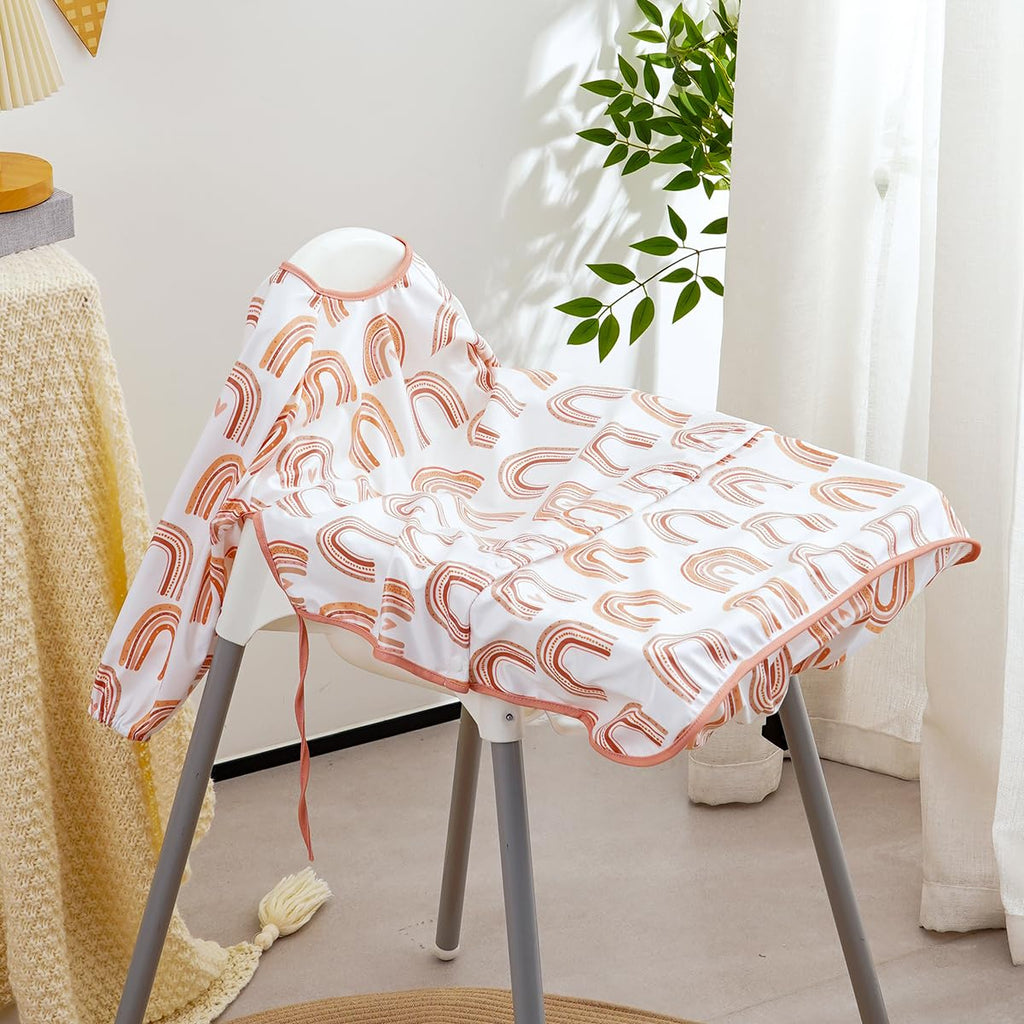 2Pack Baby Long Sleeve Full Coverage Bibs For Eating