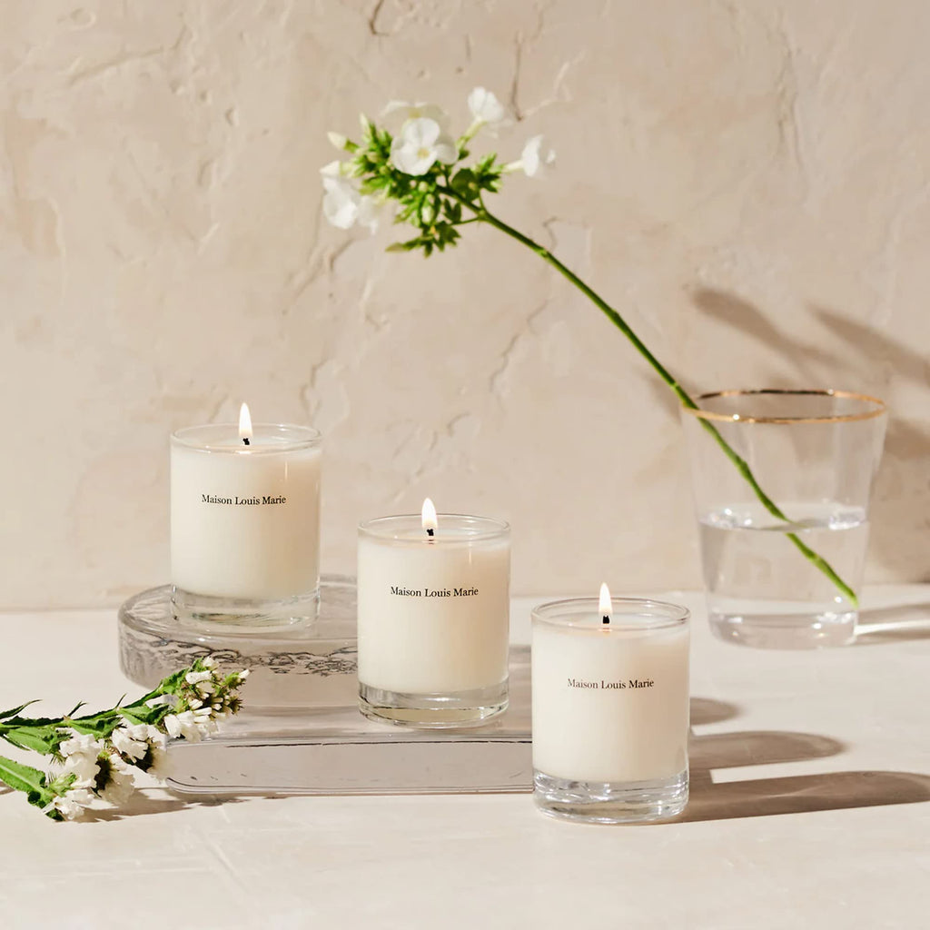 Le Bouquet Mini Set, 3 Luxury Soy Candles, 2.5 oz