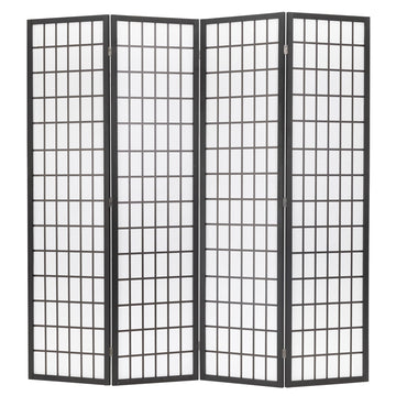 Room Divider 6Ft Folding Oriental Shoji Screen - Portable Privacy Divider with 4 Panels, Freestanding