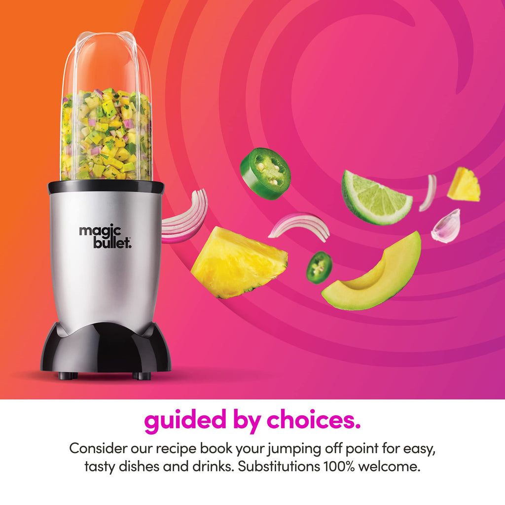 Personal Blender, 22 oz Cup, 250 Watt, Silver