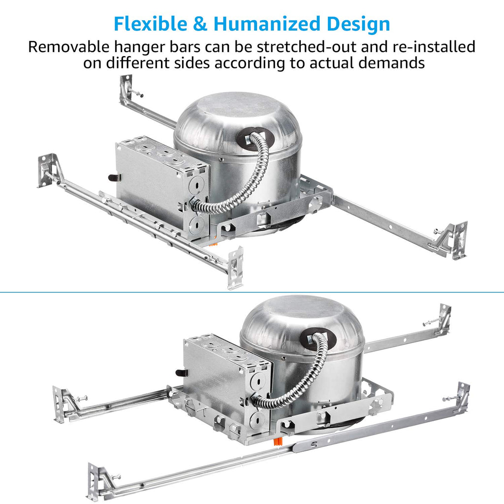 6 Inch Shallow New Construction Recessed Lighting Housing