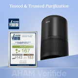 Air Purifier for Home Allergies Pet Hair in Bedroom, Covers Up to 1073 ft² by 56W High Torque Motor,
