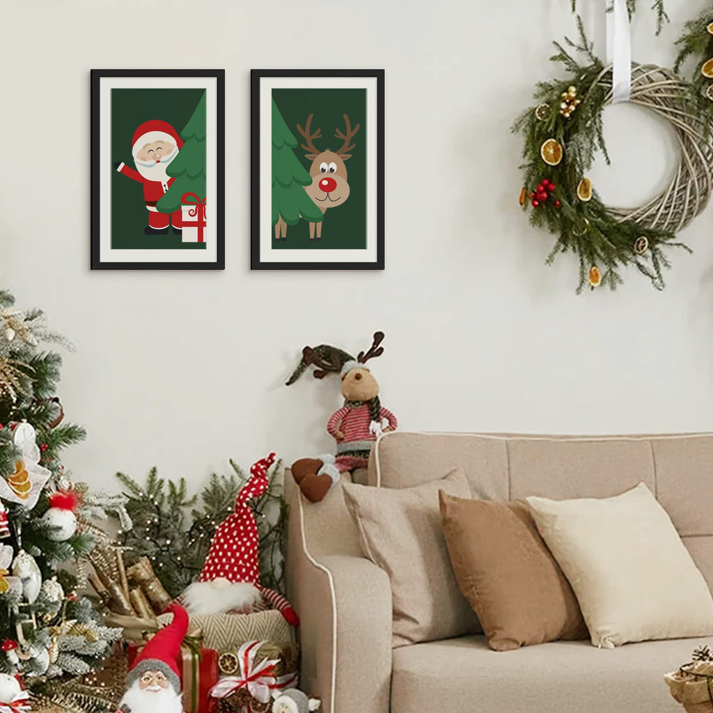 11x17 Picture Frame, Gallery Wall Frames Set of 5, Black