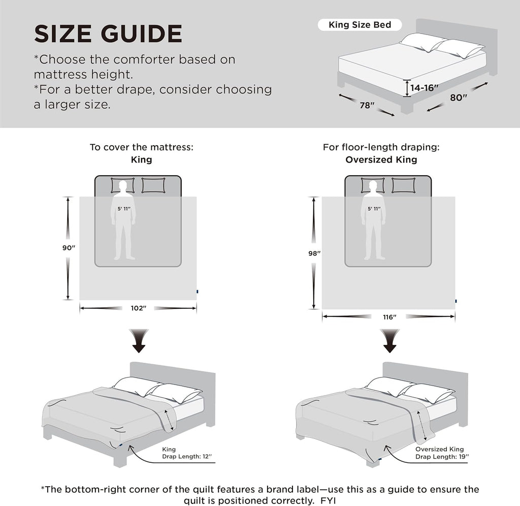 CoolOxy Cooling Comforter King Size - 4X Breathable & Q-Max>0.45 Summer Comforter, Cooling Blankets for Hot Sleepers