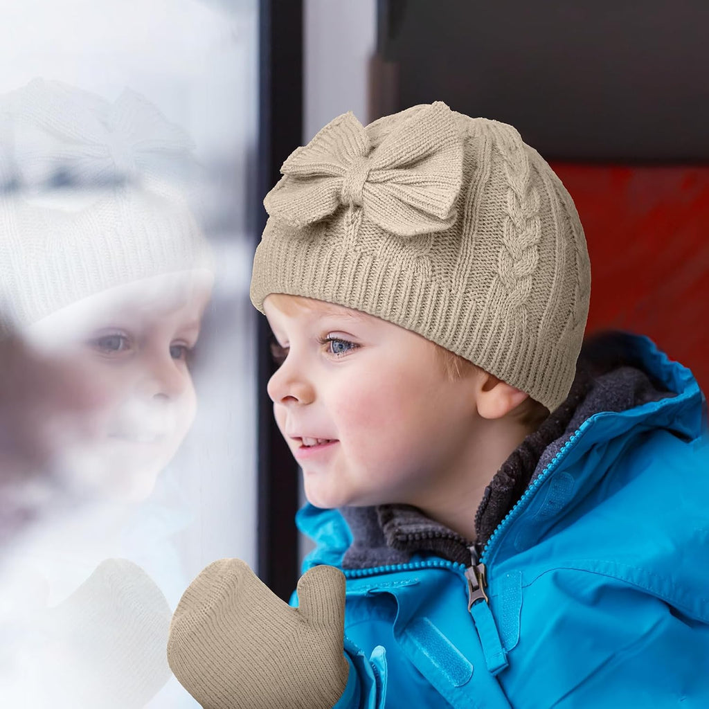 3 Set Toddler Hat Glove Set