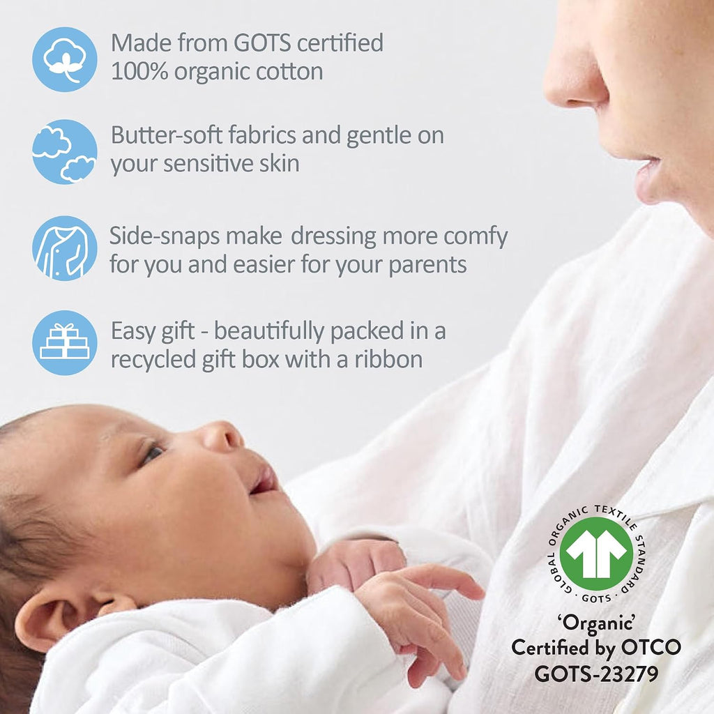 Welcome Home Piece Baby Gift Set 100% Organic Cotton in Box