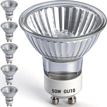 Candle Warmer Lamp Bulb, GU10 Led Bulb 120V 50W Light Bulbs for Candle Lamp, GU10+C, MR16 with Glass Cover, 2700K