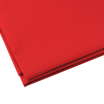 Canvas Waterproof Fabric 6OZ 58 Inches Wide by The Yard (Red, 1 Yard)