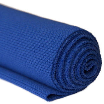 Ribbing Fabric for Cuffs, Cotton Spandex Material, Waistbands Neck Sleeve Jacket Hoodies Sewing (Blue 42, 43x8in)