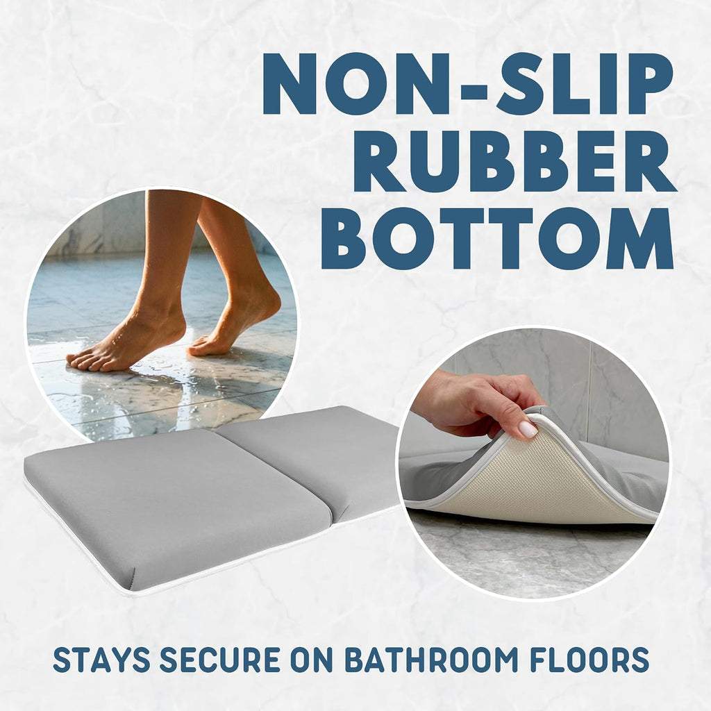 Bath Kneeler and Elbow Rest Pad Set, 1. Inch Non-Slip Pads