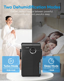 Small Dehumidifier with Drain Hose, Portable Dehumidifier for Bathroom