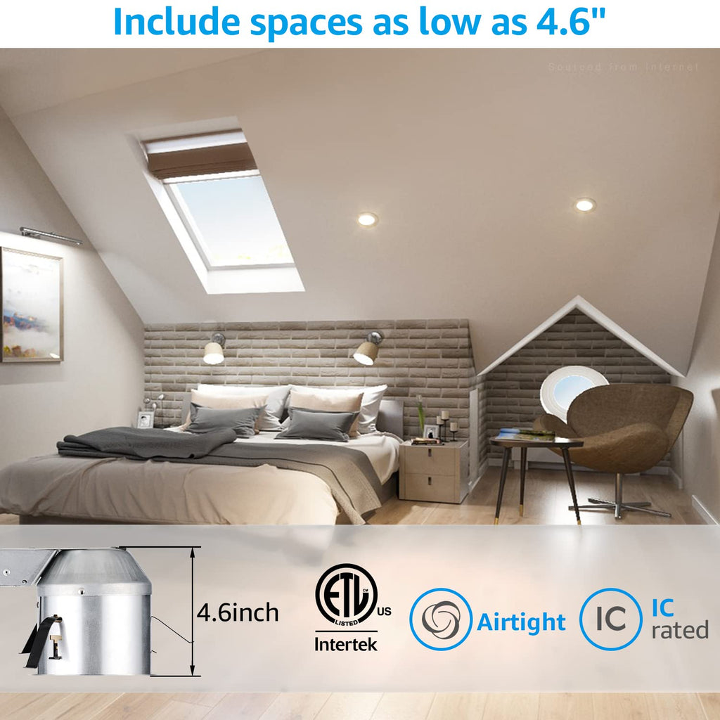 4 Inch Shallow Remodel Recessed Lighting Housing