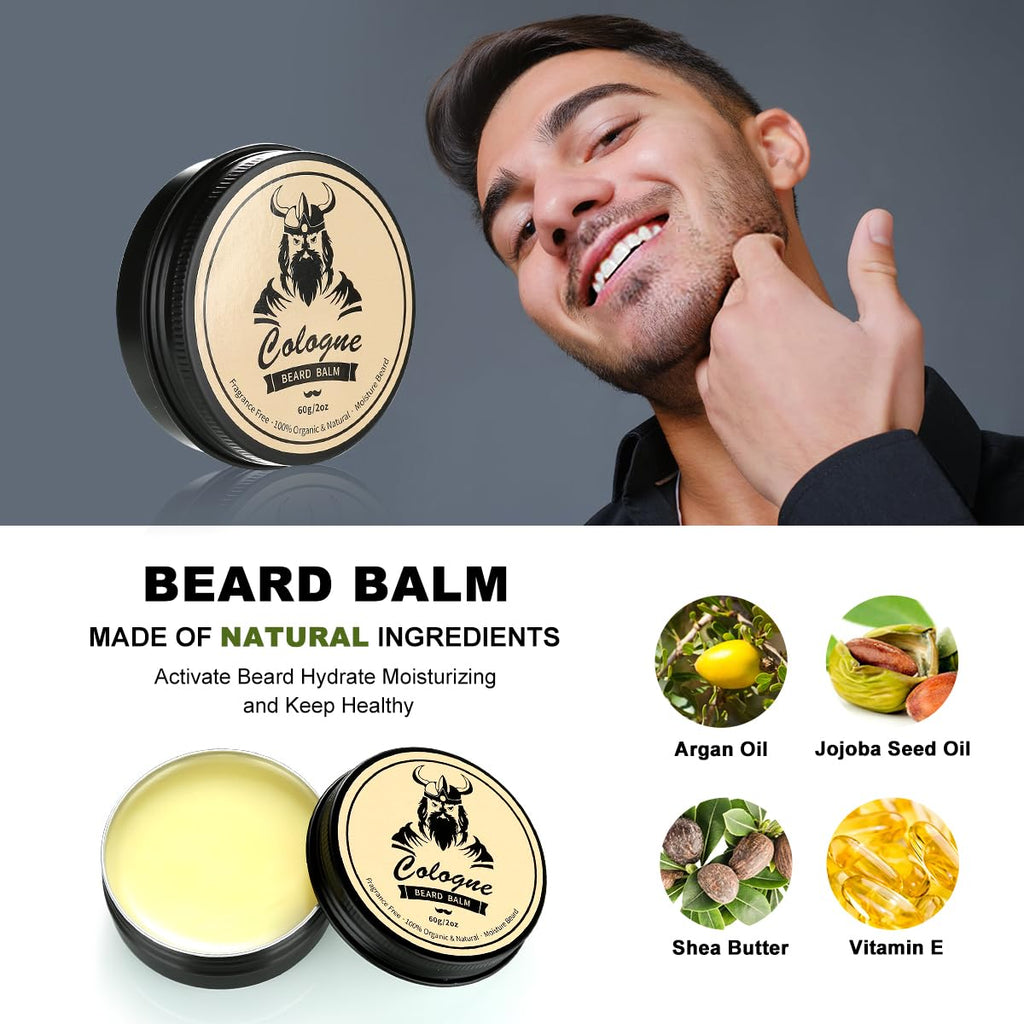 Beard Kit for Men 10 Pcs Christmas Stocking Stuffers Gifts Set for Him Dad