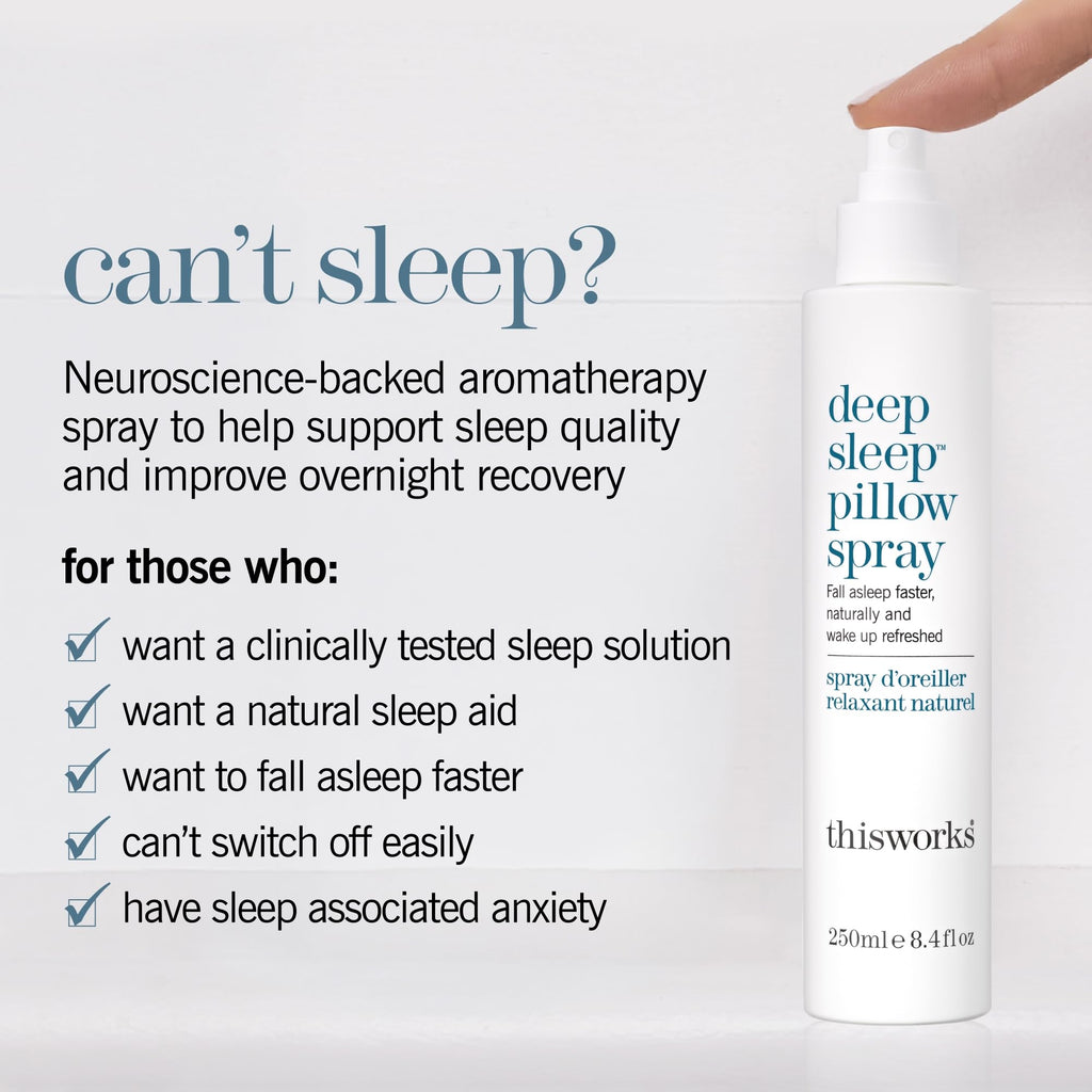 Works Deep Sleep Lavender Pillow Spray 8.4 fl oz - Value Size