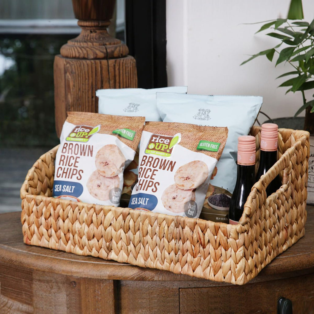Pantry Baskets for Organizing,Wicker Storage Bins,3 Pack,Natural