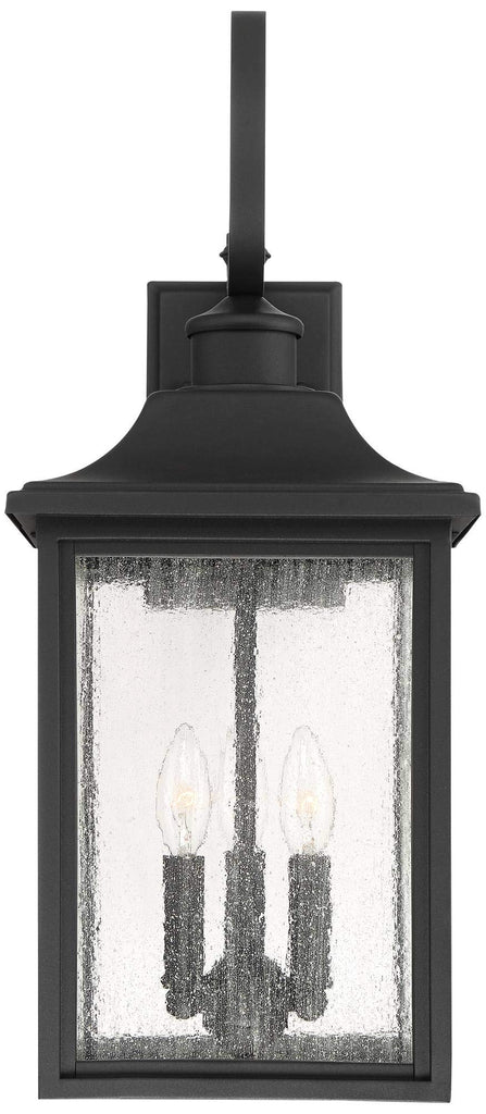 Moray Bay 24" Black Traditional Outdoor Wall Lantern Light Fixture