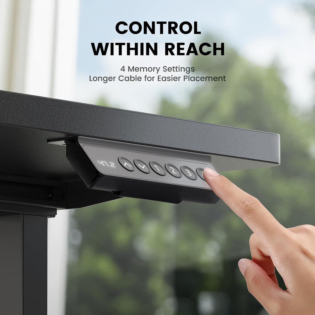Dual Motor Standing Desk Legs for 44-90 inch Desktops, 264 lbs