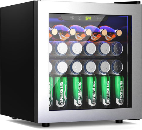 Mini Refrigerator Cooler 36L Beverage Fridge for 12 Bottle 50 Can,1.3 Cu.Ft Drin