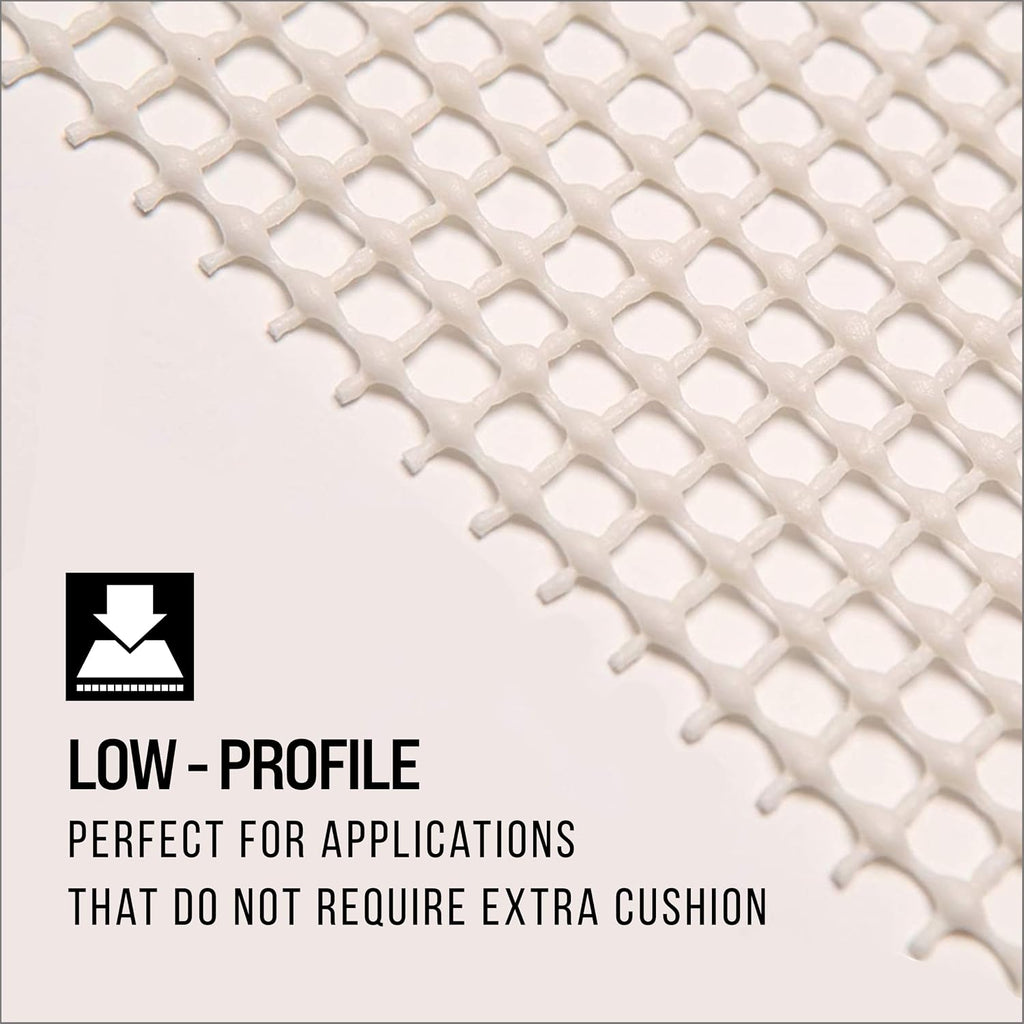 Ultra Stop Low-Profile Non-Slip Rug Pad for Area Rugs and Runner Rugs, Rug Pad for Hardwood Floors 3 x 5 ft - Set of 15