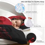 Comforter Set Queen, Queen King Princess Soft 3 Pcs Bedding for Kids and Adults