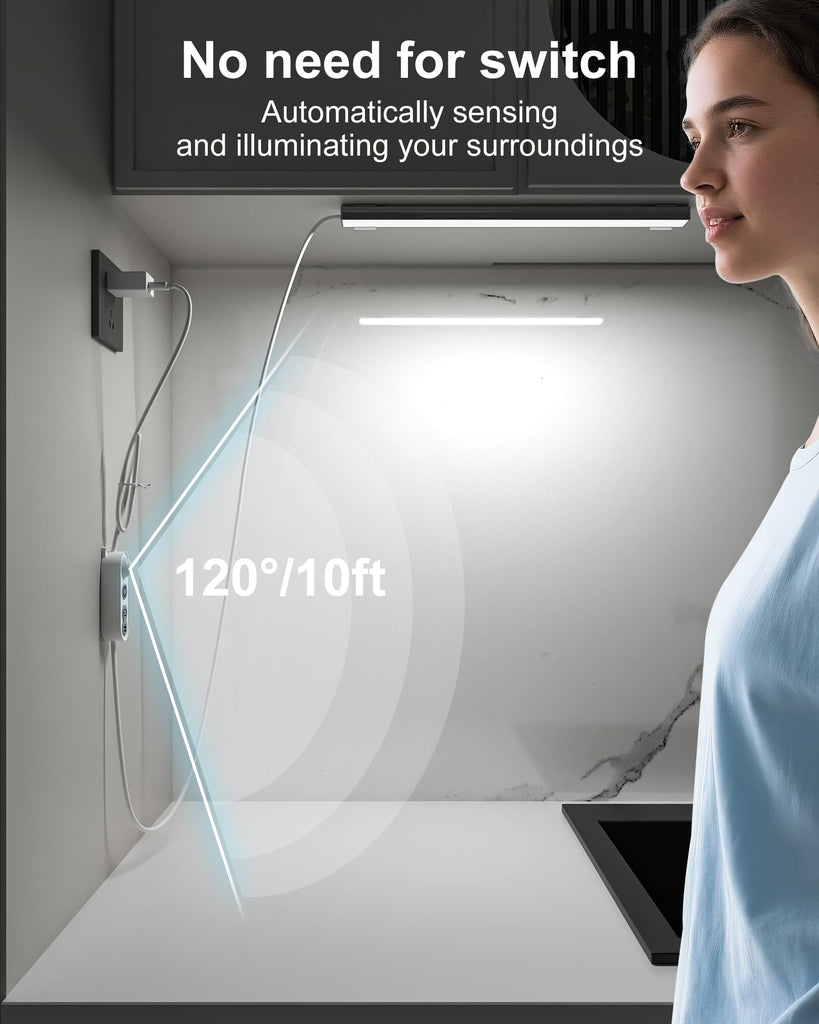 Motion Sensor LED Under Counter Light 14.5in 3 Color