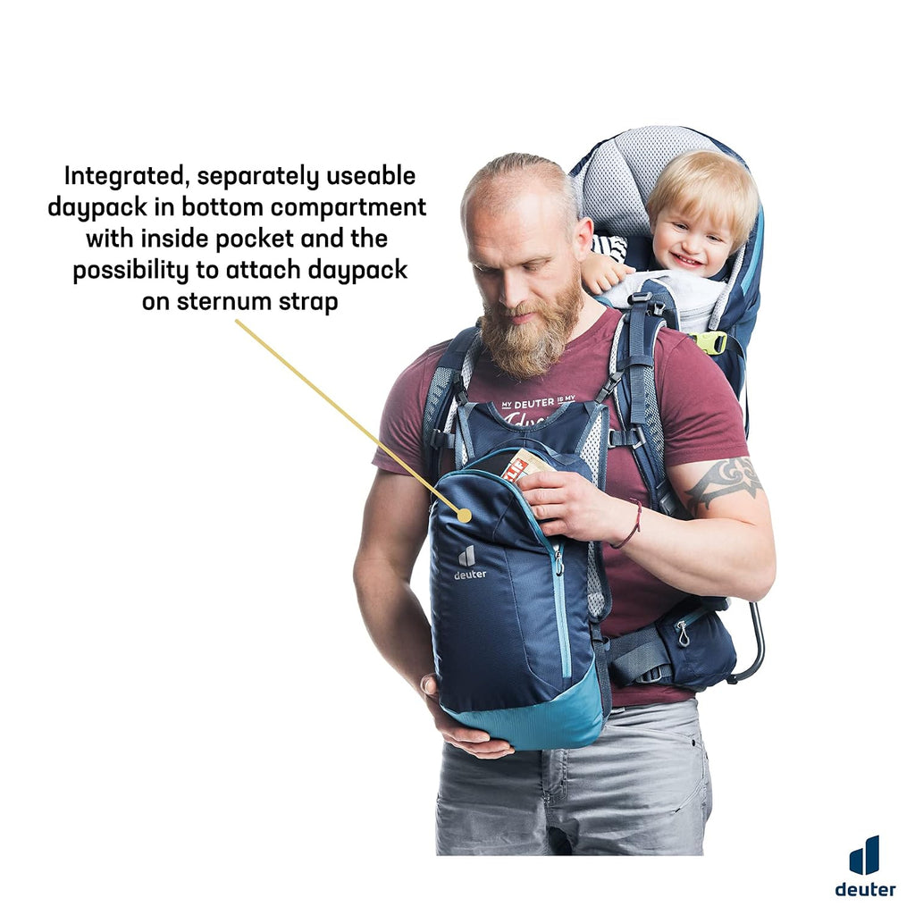 Kid Comfort Pro Child Carrier Backpack for Travel & Hiking with Toddlers - Midnight