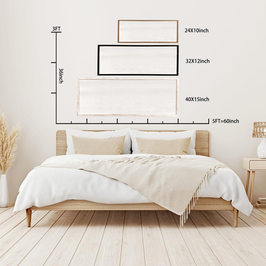 Master Bedroom Sweet Dreams Wall Decor Above Bed 40''×15'', White