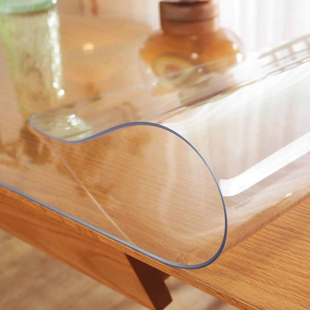 Clear Table Cover Protector 24 x 48 Inch, 2mm Thick Table Cover