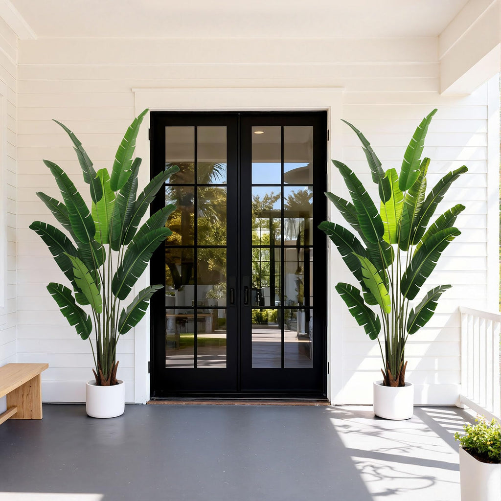 7 FT Artificial Bird of Paradise Plants Decoration Large Fake Tree