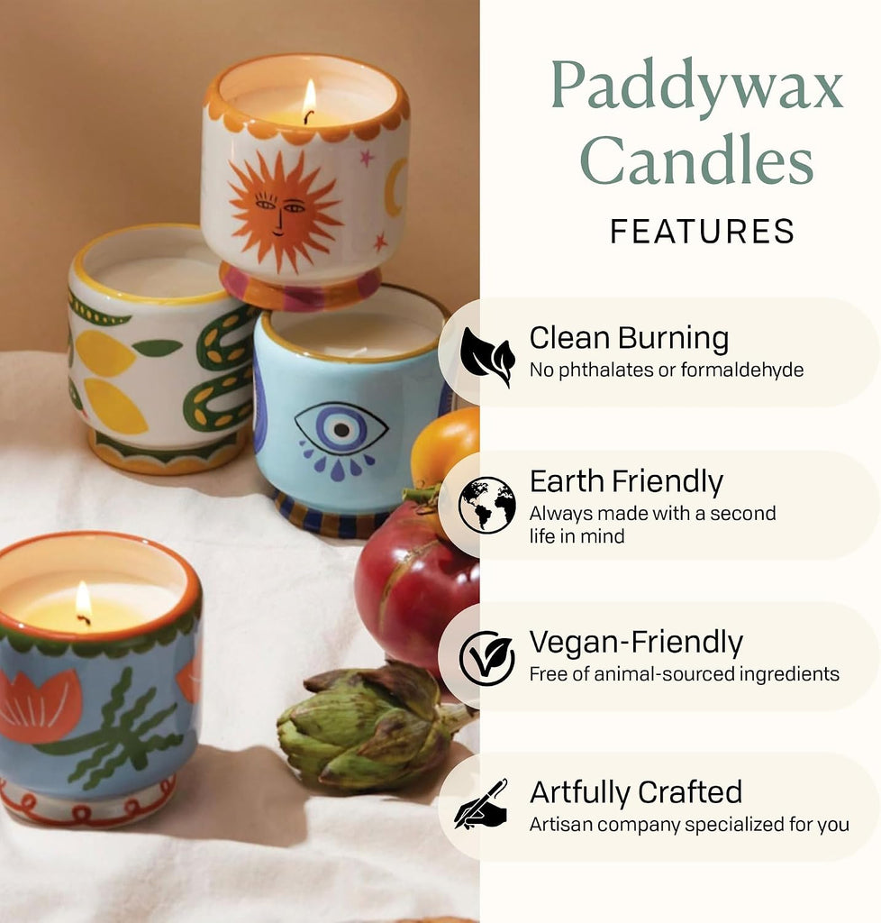 A Dopo Scented Candle, Coconut & Amber, 8 oz - Set of 8