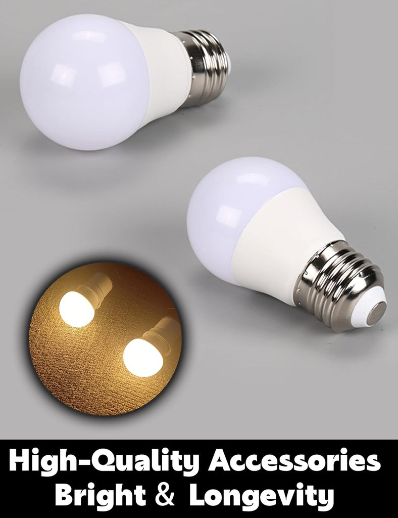 E26 LED Appliance Bulb 40W Equivalent, 120V A15 Ceiling Fan Bulbs Warm