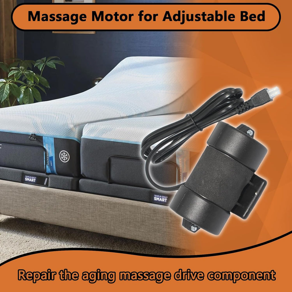 ZYT-36S-42 Adjustable Bed Massage Motor Replacement for Head & Foot Areas, 24V, 2500 RPM