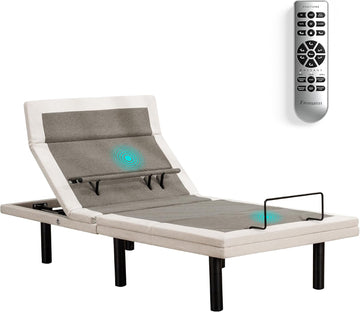 Froman TXL Adjustable Bed Frame with, Massage, Head Top Pillow Tilt