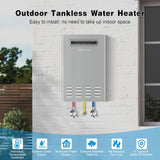 Natural Gas Tankless Water Heater, Outdoor Installation